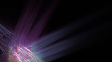 Fantezi kaotik renkli fraktal desen. Soyut Fraktal şekiller. 3D render resimde arka plan veya duvar kağıdı.