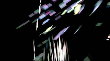 Fantezi kaotik renkli fraktal desen. Soyut Fraktal şekiller. 3D render resimde arka plan veya duvar kağıdı.