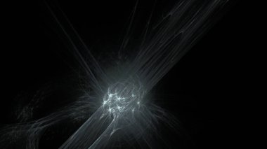 Fantezi kaotik renkli fraktal desen. Soyut Fraktal şekiller. 3D render resimde arka plan veya duvar kağıdı.