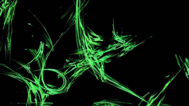 Fantezi kaotik renkli fraktal desen. Soyut Fraktal şekiller. 3D render resimde arka plan veya duvar kağıdı.