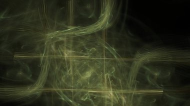 Fantezi kaotik renkli fraktal desen. Soyut Fraktal şekiller. 3D render resimde arka plan veya duvar kağıdı.