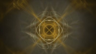 Fantezi kaotik renkli fraktal desen. Soyut Fraktal şekiller. 3D render resimde arka plan veya duvar kağıdı.