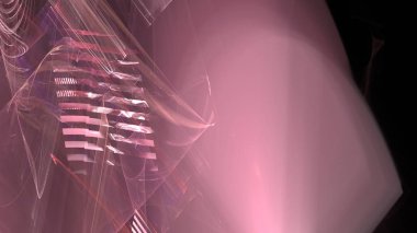 Fantezi kaotik renkli fraktal desen. Soyut Fraktal şekiller. 3D render resimde arka plan veya duvar kağıdı.