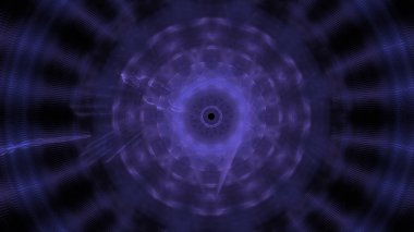 Fantezi kaotik renkli fraktal desen. Soyut Fraktal şekiller. 3D render resimde arka plan veya duvar kağıdı.