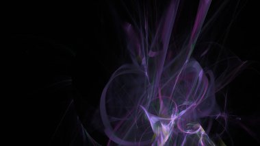 Fantezi kaotik renkli fraktal desen. Soyut Fraktal şekiller. 3D render resimde arka plan veya duvar kağıdı.