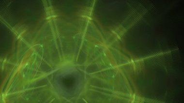 Fantezi kaotik renkli fraktal desen. Soyut Fraktal şekiller. 3D render resimde arka plan veya duvar kağıdı.