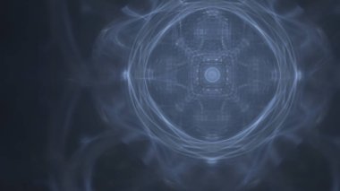 Fantezi kaotik renkli fraktal desen. Soyut Fraktal şekiller. 3D render resimde arka plan veya duvar kağıdı.