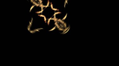 Fantezi kaotik renkli fraktal desen. Soyut Fraktal şekiller. 3D render resimde arka plan veya duvar kağıdı.