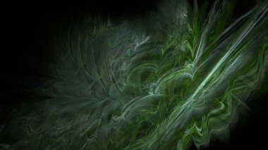 Fantezi kaotik renkli fraktal desen. Soyut Fraktal şekiller. 3D render resimde arka plan veya duvar kağıdı.