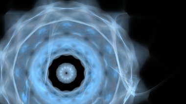 Fantezi kaotik renkli fraktal desen. Soyut Fraktal şekiller. 3D render resimde arka plan veya duvar kağıdı.