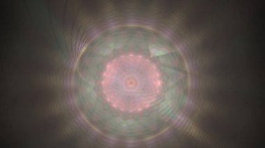 Fantezi kaotik renkli fraktal desen. Soyut Fraktal şekiller. 3D render resimde arka plan veya duvar kağıdı.