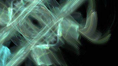 Fantezi kaotik renkli fraktal desen. Soyut Fraktal şekiller. 3D render resimde arka plan veya duvar kağıdı.