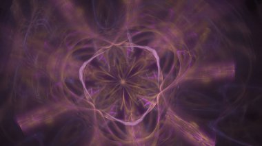 Fantezi kaotik renkli fraktal desen. Soyut Fraktal şekiller. 3D render resimde arka plan veya duvar kağıdı.