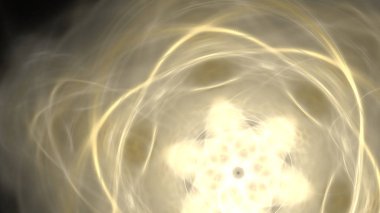 Fantezi kaotik renkli fraktal desen. Soyut Fraktal şekiller. 3D render resimde arka plan veya duvar kağıdı.