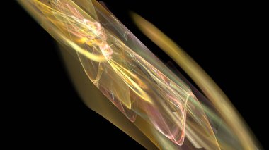 Fantezi kaotik renkli fraktal desen. Soyut Fraktal şekiller. 3D render resimde arka plan veya duvar kağıdı.