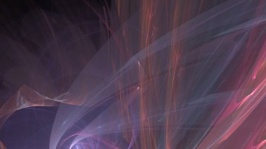 Fantezi kaotik renkli fraktal desen. Soyut Fraktal şekiller. 3D render resimde arka plan veya duvar kağıdı.