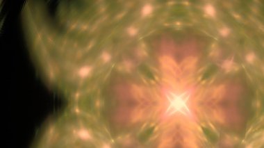 Fantezi kaotik renkli fraktal desen. Soyut Fraktal şekiller. 3D render resimde arka plan veya duvar kağıdı.