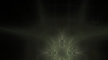 Fantezi kaotik renkli fraktal desen. Soyut Fraktal şekiller. 3D render resimde arka plan veya duvar kağıdı.