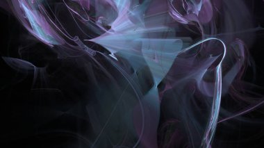 Fantezi kaotik renkli fraktal desen. Soyut Fraktal şekiller. 3D render resimde arka plan veya duvar kağıdı.