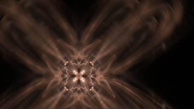 Fantezi kaotik renkli fraktal desen. Soyut Fraktal şekiller. 3D render resimde arka plan veya duvar kağıdı.