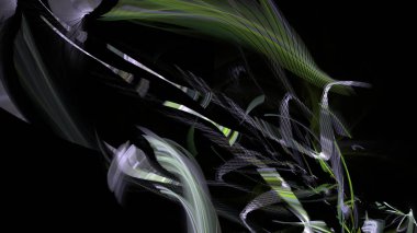 Fantezi kaotik renkli fraktal desen. Soyut Fraktal şekiller. 3D render resimde arka plan veya duvar kağıdı.