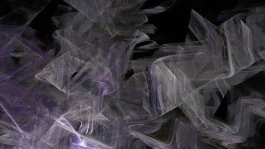 Fantezi kaotik renkli fraktal desen. Soyut Fraktal şekiller. 3D render resimde arka plan veya duvar kağıdı.