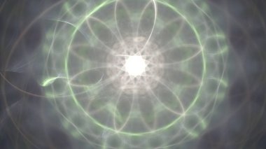 Fantezi kaotik renkli fraktal desen. Soyut Fraktal şekiller. 3D render resimde arka plan veya duvar kağıdı.