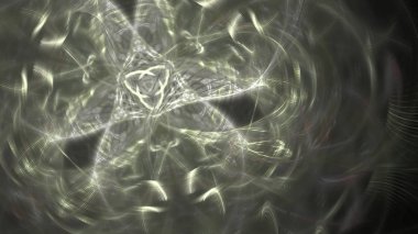 Fantezi kaotik renkli fraktal desen. Soyut Fraktal şekiller. 3D render resimde arka plan veya duvar kağıdı.