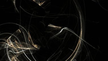 Fantezi kaotik renkli fraktal desen. Soyut Fraktal şekiller. 3D render resimde arka plan veya duvar kağıdı.