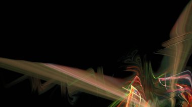 Fantezi kaotik renkli fraktal desen. Soyut Fraktal şekiller. 3D render resimde arka plan veya duvar kağıdı.