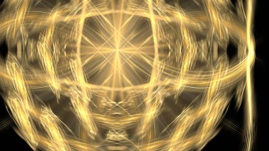 Fantezi kaotik renkli fraktal desen. Soyut Fraktal şekiller. 3D render resimde arka plan veya duvar kağıdı.