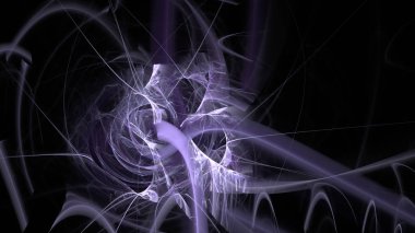 Fantezi kaotik renkli fraktal desen. Soyut Fraktal şekiller. 3D render resimde arka plan veya duvar kağıdı.