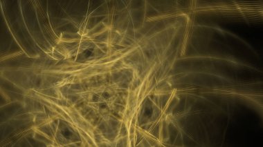 Fantezi kaotik renkli fraktal desen. Soyut Fraktal şekiller. 3D render resimde arka plan veya duvar kağıdı.