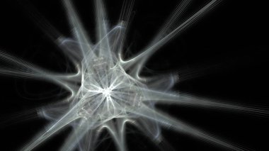 Fantezi kaotik renkli fraktal desen. Soyut Fraktal şekiller. 3D render resimde arka plan veya duvar kağıdı.