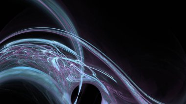 Fantezi kaotik renkli fraktal desen. Soyut Fraktal şekiller. 3D render resimde arka plan veya duvar kağıdı.