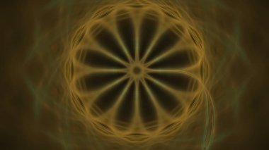 Fantezi kaotik renkli fraktal desen. Soyut Fraktal şekiller. 3D render resimde arka plan veya duvar kağıdı.