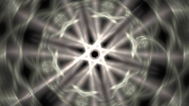 Fantezi kaotik renkli fraktal desen. Soyut Fraktal şekiller. 3D render resimde arka plan veya duvar kağıdı.