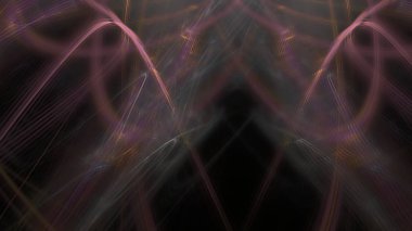 Fantezi kaotik renkli fraktal desen. Soyut Fraktal şekiller. 3D render resimde arka plan veya duvar kağıdı.