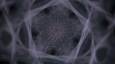 Fantezi kaotik renkli fraktal desen. Soyut Fraktal şekiller. 3D render resimde arka plan veya duvar kağıdı.