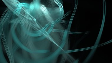 Fantezi kaotik renkli fraktal desen. Soyut Fraktal şekiller. 3D render resimde arka plan veya duvar kağıdı.