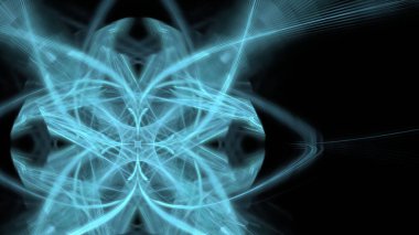 Fantezi kaotik renkli fraktal desen. Soyut Fraktal şekiller. 3D render resimde arka plan veya duvar kağıdı.