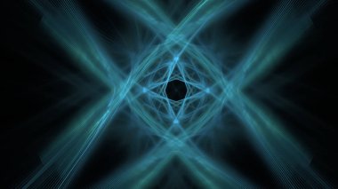 Fantezi kaotik renkli fraktal desen. Soyut Fraktal şekiller. 3D render resimde arka plan veya duvar kağıdı.