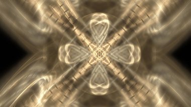 Fantezi kaotik renkli fraktal desen. Soyut Fraktal şekiller. 3D render resimde arka plan veya duvar kağıdı.