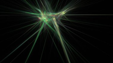 Fantezi kaotik renkli fraktal desen. Soyut Fraktal şekiller. 3D render resimde arka plan veya duvar kağıdı.