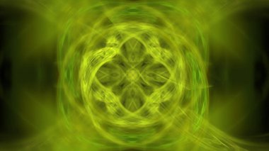 Fantezi kaotik renkli fraktal desen. Soyut Fraktal şekiller. 3D render resimde arka plan veya duvar kağıdı.