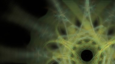 Fantezi kaotik renkli fraktal desen. Soyut Fraktal şekiller. 3D render resimde arka plan veya duvar kağıdı.