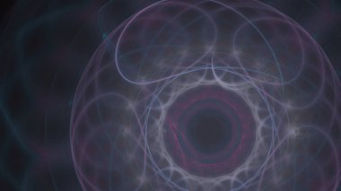 Fantezi kaotik renkli fraktal desen. Soyut Fraktal şekiller. 3D render resimde arka plan veya duvar kağıdı.