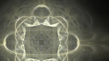 Fantezi kaotik renkli fraktal desen. Soyut Fraktal şekiller. 3D render resimde arka plan veya duvar kağıdı.