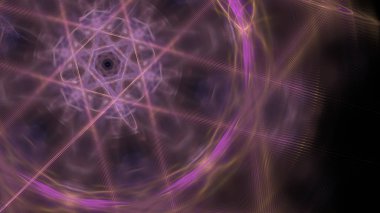 Fantezi kaotik renkli fraktal desen. Soyut Fraktal şekiller. 3D render resimde arka plan veya duvar kağıdı.