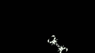 Fantezi kaotik renkli fraktal desen. Soyut Fraktal şekiller. 3D render resimde arka plan veya duvar kağıdı.